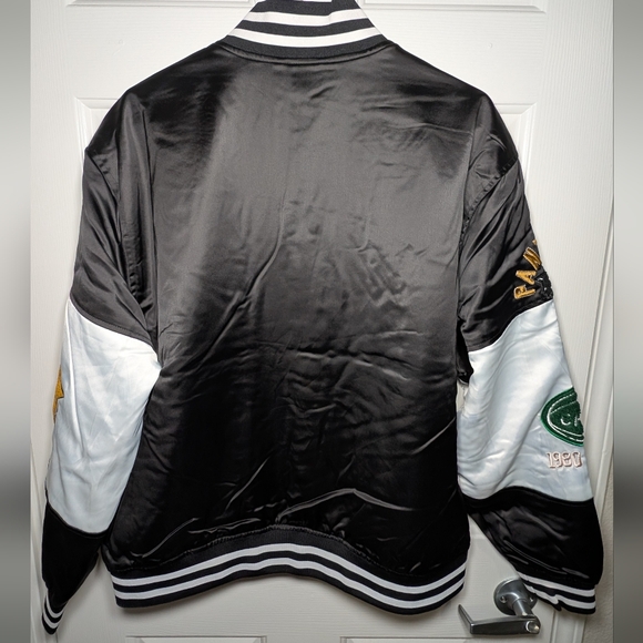 NWT PacSun Black Athletic Varsity Jacket - Picture 3 of 8